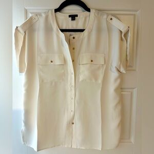 Ann Taylor White Blouse